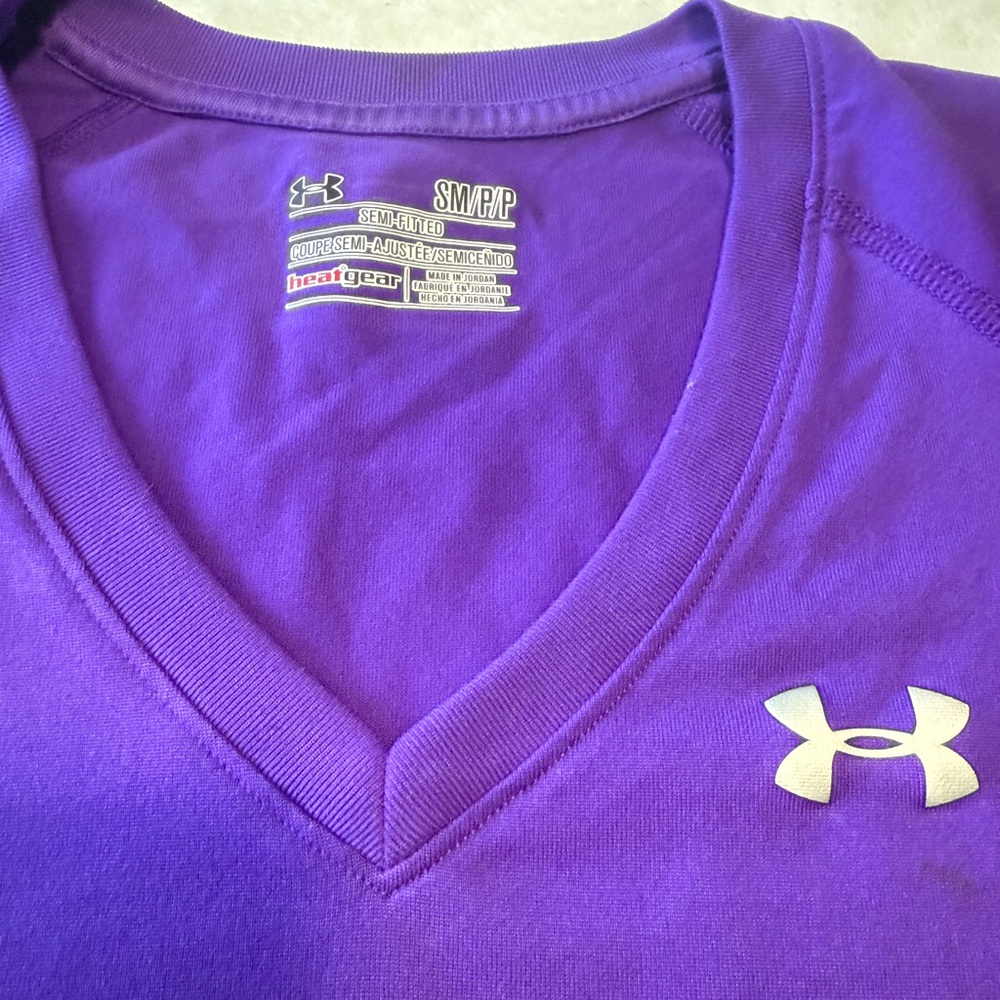 Under Armour Purple Short Sleeve Tee